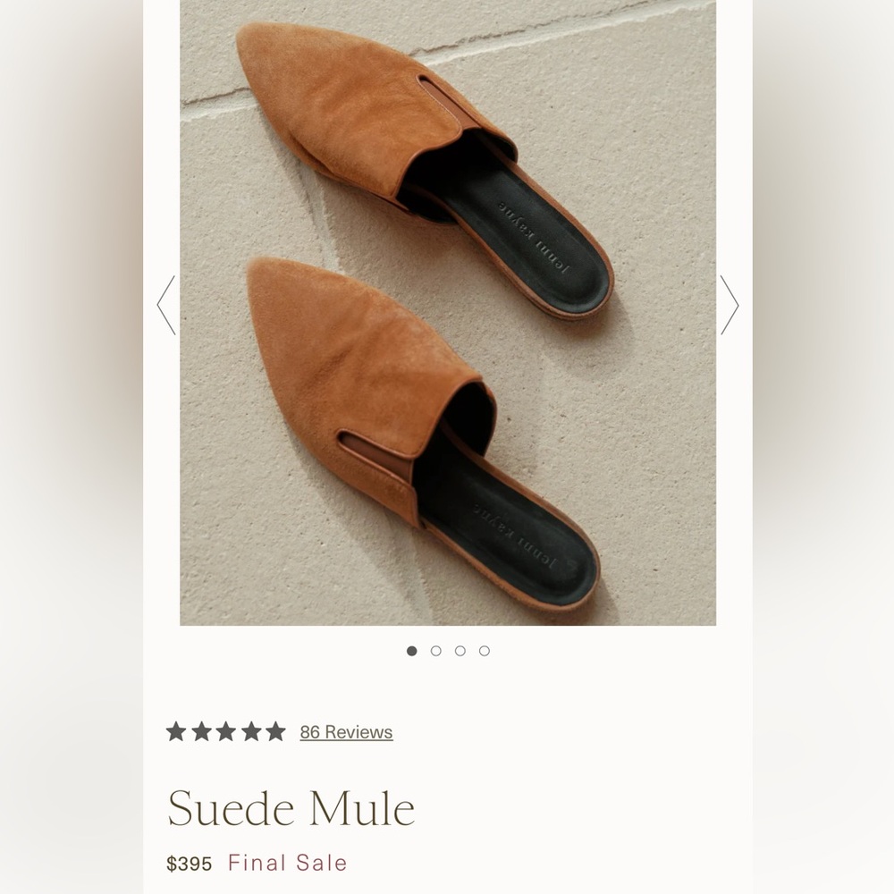 NWT- Jenni Kayne - Suede Mule
